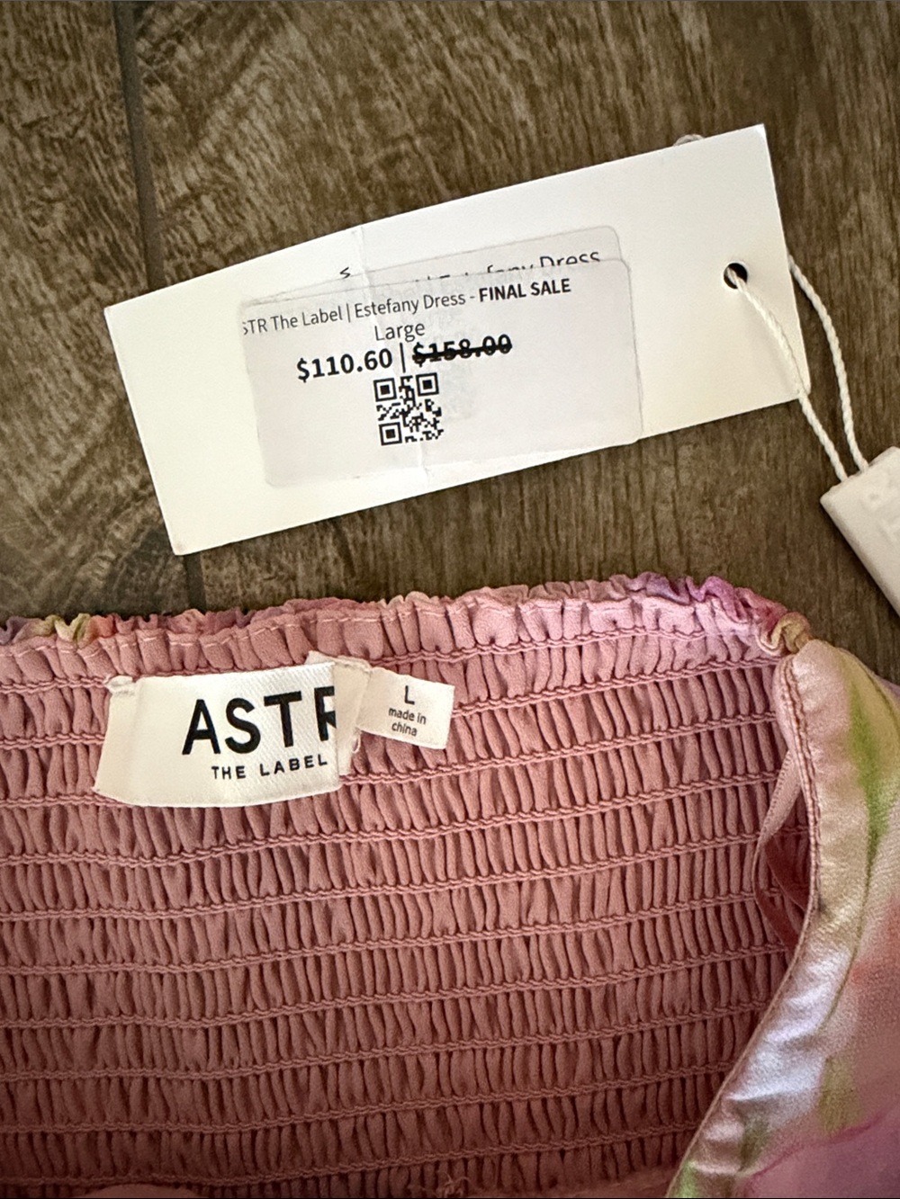 NWT Astr the Label | Estefany Dres Sz Lg - Picture 4 of 5